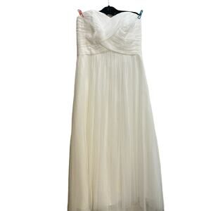 Galina Dot tulle sweetheart neck plus size wedding dress